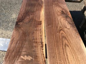 wide walnut matched set