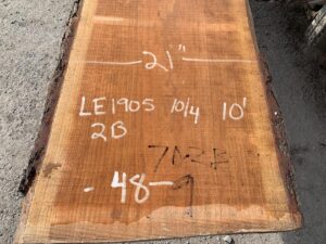 cherry live edge slab