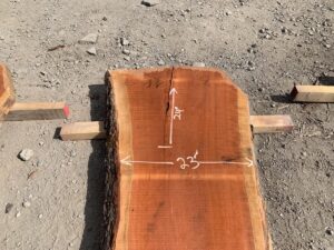 cherry live edge slab