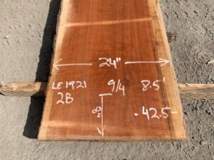 cherry live edge slab