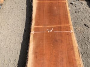 cherry live edge slab