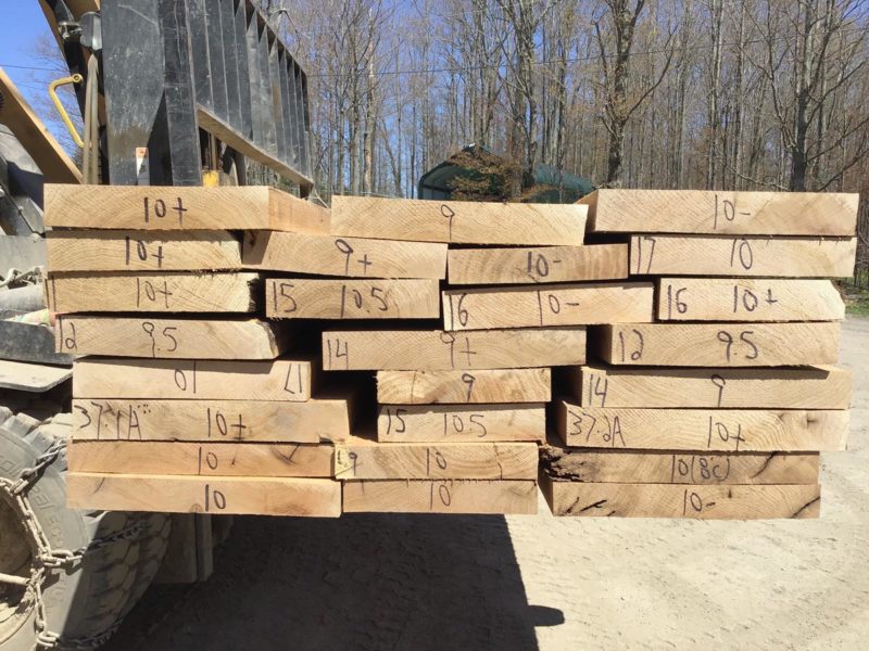 Butternut Grade Lumber 8/4 913" Irion Lumber Company