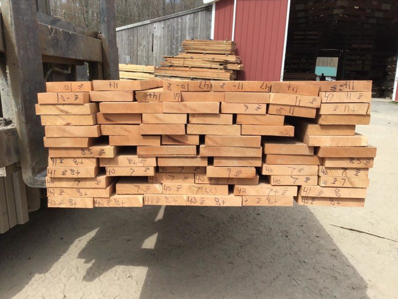 Quartersawn Cherry Grade Lumber 5/4 59" Irion Lumber Company