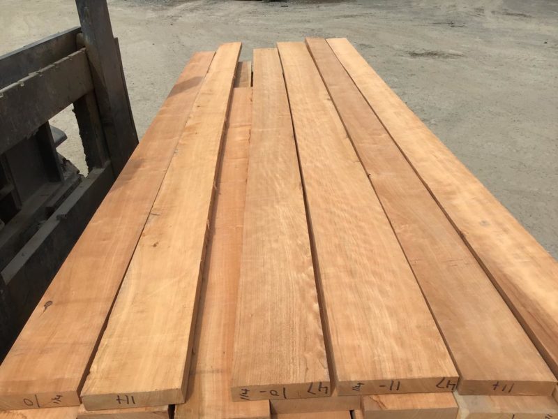 Quartersawn Cherry Grade Lumber 5/4 59" Irion Lumber Company