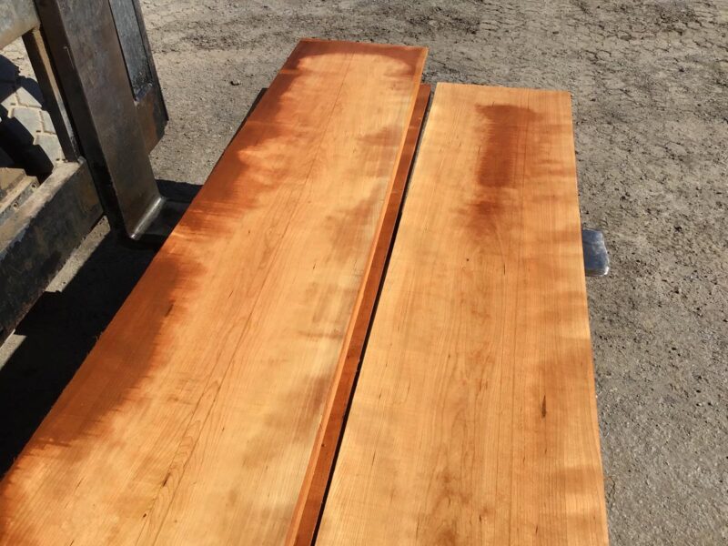 Wide Cherry Lumber set 210020 8/4 4 pcs 810' Irion Lumber Company