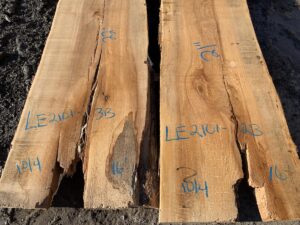 live edge ash, wooden tops, rustic lumber, hardwood lumber