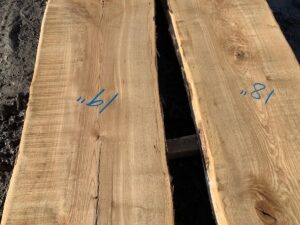 live edge ash, wooden tops, rustic lumber, hardwood lumber