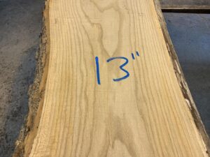 live edge ash tabletop, ash lumber, wooden tops, coffee table tops