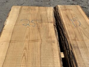 live edge ash slab, hardwood tops, premium lumber