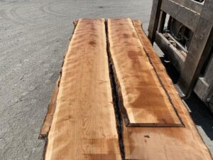 live edge curly cherry lumber, wide lumber, wooden tops