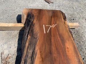 live edge walnut slab, premium lumber, unsteamed walnut