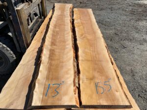 live edge flame birch lumber, premium lumber, hardwood tops