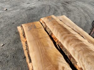 live edge flame birch lumber, premium lumber, hardwood tops