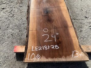 live edge walnut slab, unsteamed walnut, rustic lumber