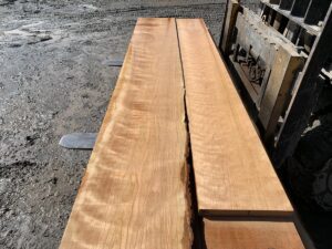 curly cherry lumber, wide curly cherry lumber, hardwood lumber