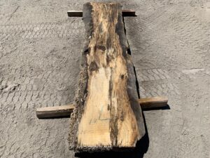 live edge spalted sycamore slab, rustic lumber, wooden tops