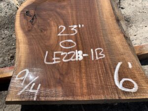 live edge walnut slab, hardwood lumber, wooden tops