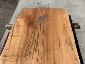 live edge ambrosia maple slab, hardwood lumber, wooden bar tops