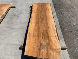 live edge ambrosia maple slab, hardwood lumber, wooden bar tops