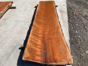 live edge cherry slab, hardwood lumber, rustic lumber