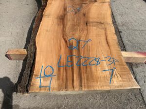 live edge maple slab, rustic maple slab, hardwood lumber