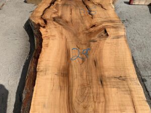 live edge maple slab, rustic maple slab, hardwood lumber