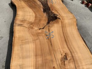 live edge maple slab, rustic maple slab, hardwood lumber