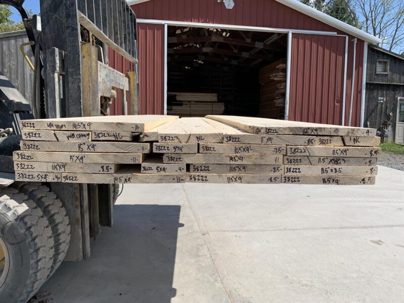 Hackberry Lumber 38222 4/4 22 pcs 8.59' Irion Lumber Company