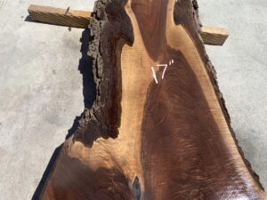live edge walnut slab, unsteamed walnut, wooden tabletops