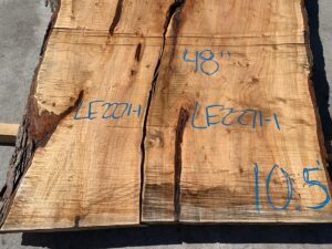 live edge rustic maple slab, hardwood lumber, rustic slab