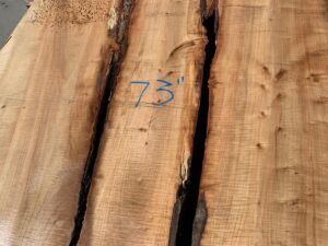 live edge rustic maple slab, hardwood lumber, rustic slab