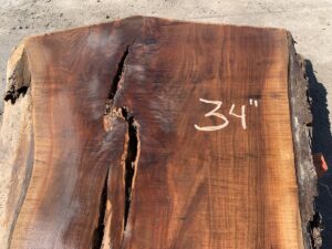 live edge walnut slab, premium lumber, unsteamed walnut, rustic walnut slab