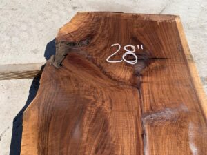 live edge walnut slab, premium lumber, unsteamed walnut