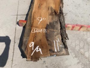 live edge walnut slab, premium lumber, unsteamed walnut