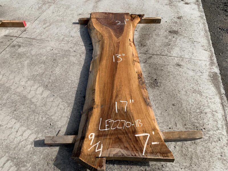Live Edge Slabs Walnut Hardwood Irion Lumber Company