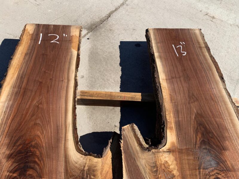 Live Edge Walnut Slab LE2274 10/4 9' Irion Lumber Company