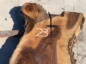 live edge walnut slab, rustic lumber, figured walnut, crotch walnut