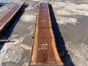 live edge walnut slab, custom hardwood, high quality lumber, unsteamed walnut