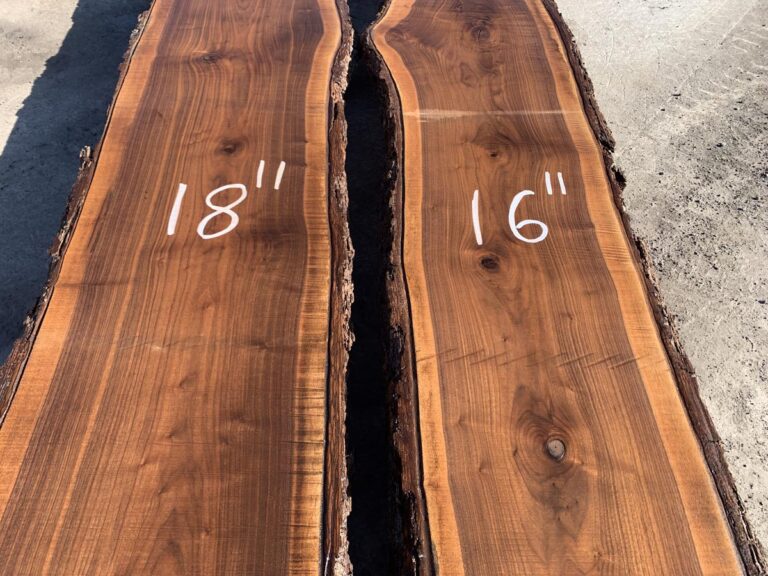 Live Edge Walnut LE2314 10/4 10' Irion Lumber Company