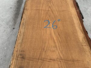 live edge white oak slab, premium lumber, kiln dried white oak slab