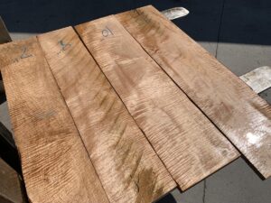 tiger maple drawer front, tiger maple drawer panel, curly maple