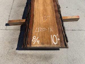 live edge white oak slab, premium hardwood, rustic slab countertops