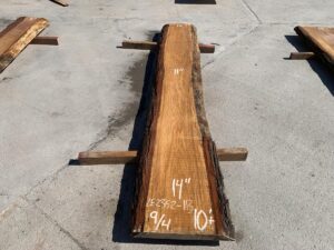 live edge white oak slab, premium hardwood, rustic slab countertops