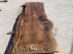 live edge white oak slab, rustic white oak slab, rustic hardwood tabletops