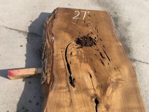 live edge catalpa slab, live edge rustic slab, live edge catalpa countertop