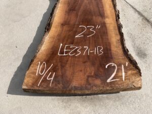 live edge walnut slab, hardwood countertop, unsteamed walnut