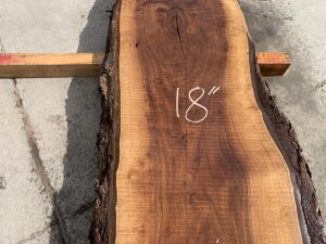 live edge walnut slab, hardwood countertop, unsteamed walnut