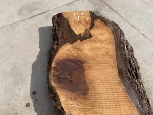 live edge walnut slab, hardwood countertop, unsteamed walnut