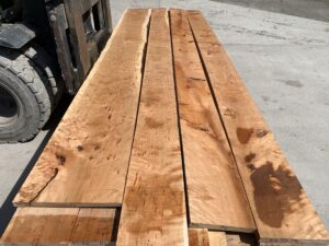 speckled curly cherry lumber, premium hardwood, rustic curly cherry lumber