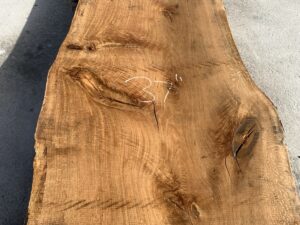 live edge red oak, bar tabletop, hardwood lumber
